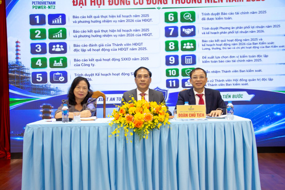 NT2: Tổ chức thành công Đại hội đồng cổ đông thường niên 2026